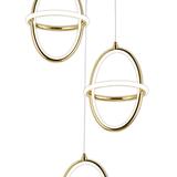 HÄNGLANDE LED-LAMPA G064-3CPR Guld