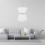 HÄNGENDE TAKLAMPA APP1504-1CP VIT