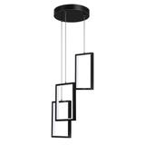 TAKLAMPA HÄNGENDE LED LHJ087-3CP SVART