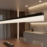 Hängande LED-lampa APP1695-CP 200 cm Svart
