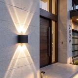 Fassadenleuchte Wandleuchte LED JNH039-4G Black