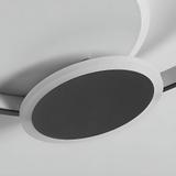 Taklampa APP1709-C LED-plafond Svart + fjärrkontroll