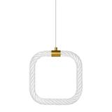 TAKLAMPA HÄNGANDE LED LHJ056-CP1 BORSTAD GULD