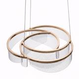 LED taklampa hängande G138-CP 50 cm Guld
