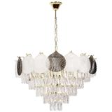 Kristall-pendellampa SWE084-CP 60cm GOLD