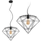 HÄNGLAMPA DIAMANT METALL LOFT APP563-1CP Svart