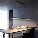 Hängande LED-taklampa APP1448-CP Svart 100 cm