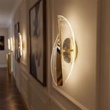 LED-vägglampa G128-W Guld