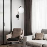 Vägglampa G103-1W Svart