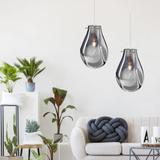 Glaspendellampa Tak APP329-1CP SILVER