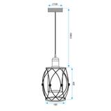 Lampa wisząca APP1128-1CP