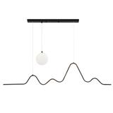 Hängande LED-lampa LHJ033-CP 120 cm SVART