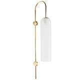 Vägglampa Väggarmatur Glas APP664-1W Guld