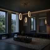 TAKLAMPA HÄNGANDE LED G173-3CP GULD