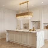 Kristall-pendellampa SWE105-CP GOLD