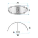 Vägglampa LED G137-W Roséguld