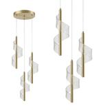 TAKLAMPA HÄNGANDE LED G178-3CP GULD