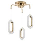 TAKLAMPA HÄNGANDE LED G173-3CP GULD