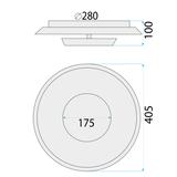 LED-TAKLAMPA GREEN APP1460