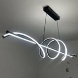 Lampa HÄNGANDE LED LHJ023-CP 120 cm SVART