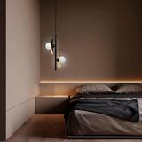 HÄNGENDE TAKLAMPA APP1410-CP SVART/GULD