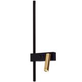 VÄGGLAMPA VÄGGLAMPA APP1439-W HÖGER BLACK GOLD