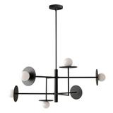 Hängande lampa APP1668-6CP Black
