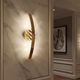 LED Vägglampa G140-W Guld