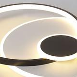 Taklampa APP1709-C LED-plafond Svart + fjärrkontroll