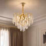 Kristall-pendellampa SWE078-CP 30cm GOLD