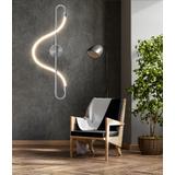 Vägglampa väggspot LED APP859-W Long Krom