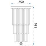 KRISTALLPLAFONDLAMPA APP787-3C