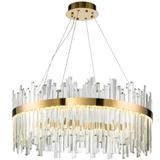 Kristalltaklampa APP1515-CP60 Guld