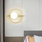 VÄGGLAMPA VÄGGLYKTA APP1436-W GULD