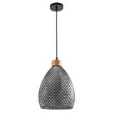 Retro glastaklampa APP897-1CP svart