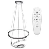 HÄNGANDE KRISTALLAMPA RING LED APP773-2CP