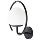 VÄGGLAMPA VÄGGLYKTA APP1152-1W Svart
