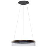 Hängande LED-lampa APP1191-CP 40 cm Svart
