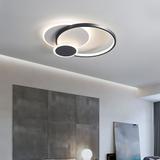 Taklampa APP1709-C LED-plafond Svart + fjärrkontroll