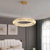 HÄNGENDE LED TAKLAMPA APP1768-CP Guld 60 cm