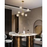 Hänglampa Glasbollar 6 st APP919-6CP Guld