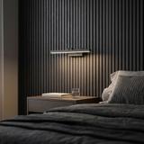 Badrum vägg LED-lampa APP1866-1W 40 cm Black