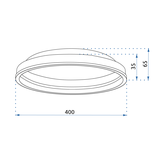 Taklampa Plafond APP1464
