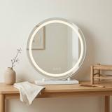 Spegel LED MAKE-UP Vit 50 cm