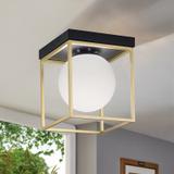 Taklampa plafond APP1166-1C Guld Vit