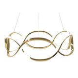Modern taklampa LED + FJÄRRKONTROLL APP800-CP Twist Guld