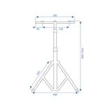 Stativ för halogenlampor RSL016