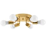 Taklampa Plafond 6-armad Metall APP712-6C Guld