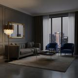 Golvlampa APP1717-3F Guld