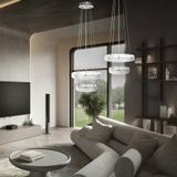 HÄNGLAMPA LED KRISTALL MS006-CP Krom